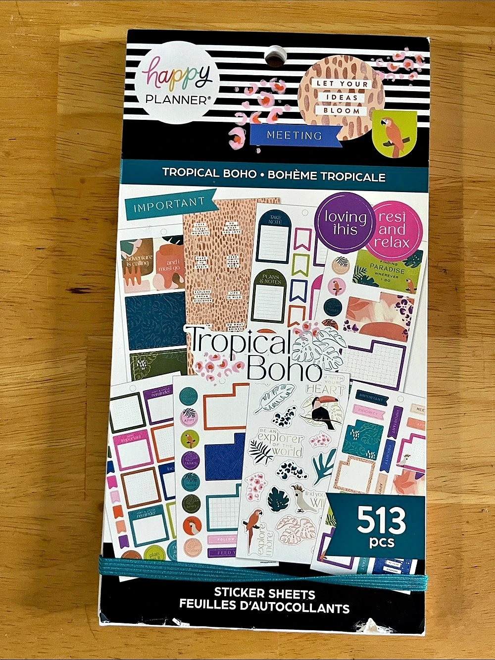 Happy Planner Tropical Boho 513-Piece Sticker Book